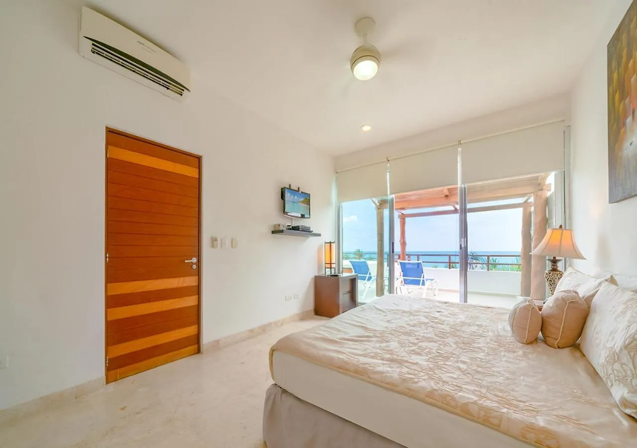 Holiday home Beachfront Penthouse With 3 Bedrooms & Ocean View - Las Nubes Playa del Carmen