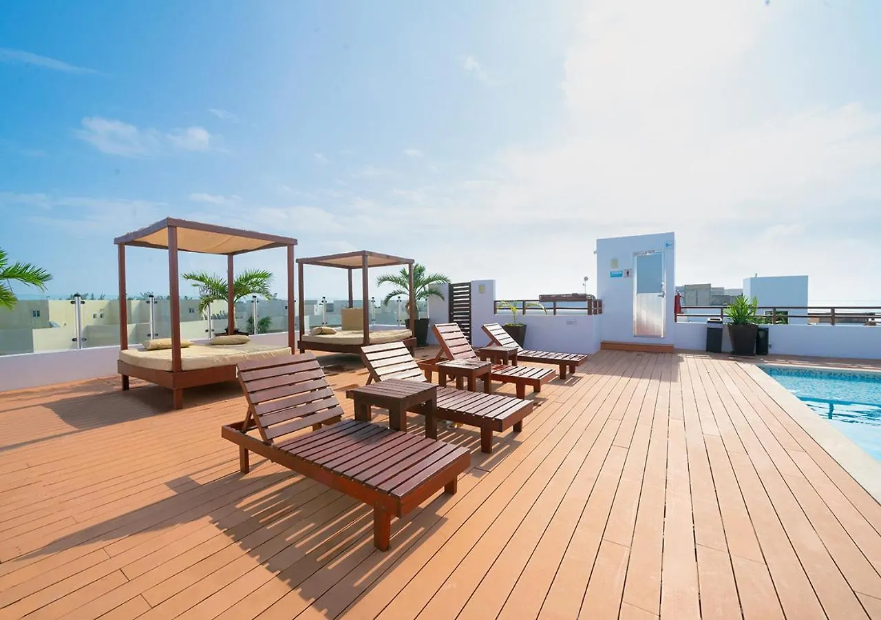 Beachfront Penthouse With 3 Bedrooms & Ocean View - Las Nubes Playa del Carmen Holiday home